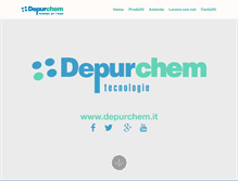 Tablet Screenshot of depurchem.it